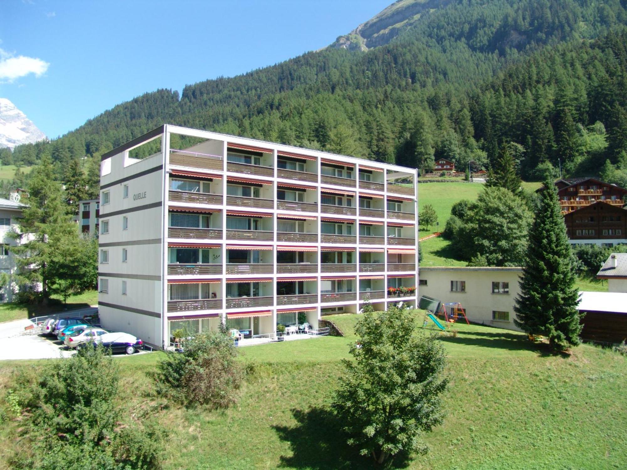 Apartments Haus Quelle Leukerbad Exterior foto